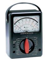 ANALOG MULTIMETER; Voltage Measuring Range DC:0V to 600V; Voltage Measuring Range AC:0V to 600V; Resistance Measurement Range:0ohm to 100Mohm; Current Measuring Range DC:0A to 120mA; Current Measuring Range AC:-; Range Selection:- ;RoHS Compliant: NA