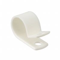 Cable Management, Clamp Nylon 6/6 Natural Screw Mount 14.3mm