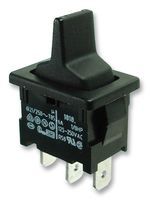 MARQUARDT         1818.1302-00             Rocker Switch, Non Illuminated, SPDT, (On)-Off-(On), Panel, 6 A