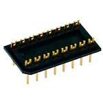 HEADER PLUG,GOLD,16PIN,.100 2.54MM,0.188 LEADS,.3W(ROHS)