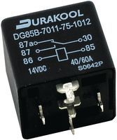 DURAKOOL         DG85B-8011-75-1012             AUTOMOTIVE RELAY, SPDT, 12VDC, 60A