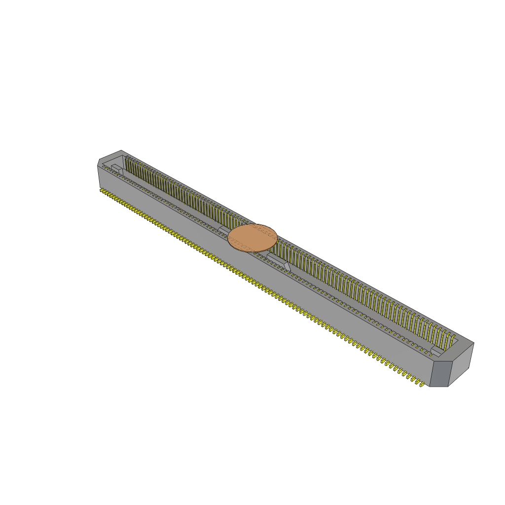 Conn Micro Terminal HDR 200 POS 0.635mm Solder ST SMD Tube