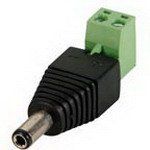 DC Plug 5.5X2.5MM Male to Screw Terminal 5PCS