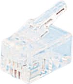 8P8C Shielded Modular Plug, IDC, 1.5A, 150V, Gold Bronze