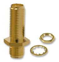 Conn SMA Adapter 0Hz to 124GHz 50Ohm ST Panel Mount RCP/RCP Gold