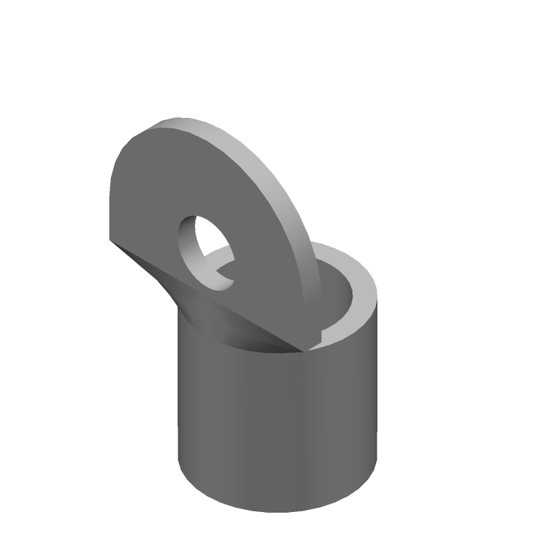 Copper Tin Ring Terminal, Female, Crimp, Non-Insulated