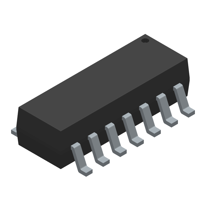 1W Isolated DC/DC Converter, 15V, 33mA, 2-Out, SOP