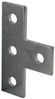 Steel T Shape 4 Hole Flat Fitting, 14.3mm Holes, 136.5 x 88.9mm
