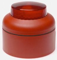 LED VXB Series Beacon, Red, Flashing, Surface Mount, 20  35 V dc
