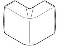 Planet-Wattohm Cable Trunking Box PVC External Angle