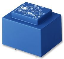 BLOCK   VC 3.2/2/12   Isolation Transformer, PCB, 3.2 VA, 1 x 230V, 2 x 12V, 133 mA