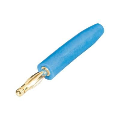 Straight blade plug Plug, straight Pin diameter: 2 mm Blue Schne