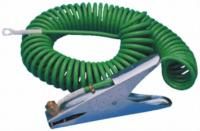 5m Coiled ESD Static Grounding Clamp, 40mm Jaw Opening