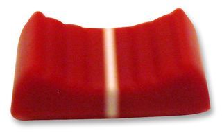 Knob, 11.1 x 24mm, Red/White