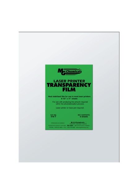 FILM TRANSPARENCY 8.5X11 5 SHTS