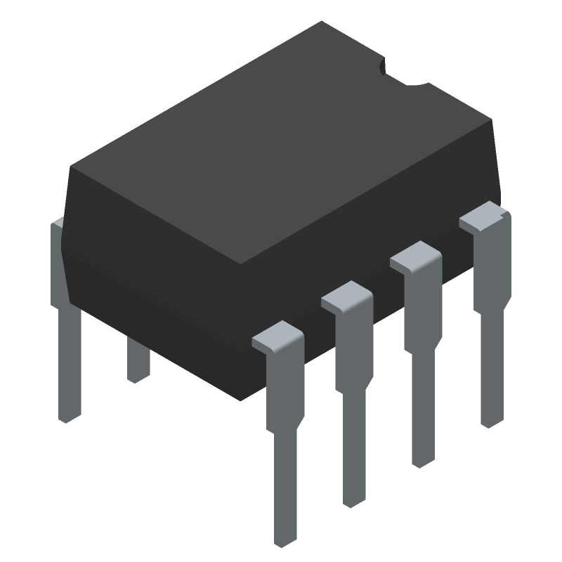 3V Voltage Monitor IC, 4.25V/4.5V Reset, 250uA, PDIP