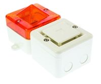 SONFL1 Sounder Beacon, Amber Xenon, 230 V ac