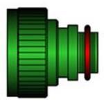 Shrink Boot Adapters 180° 19 Shell Size Olive Drab Cadmium Over Electroless Nickel Aluminum Alloy