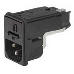 3-Pos Filtered Power Entry Module, 250VAC, 10A, Fuse, ST