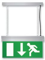 ETERNA         LEDESLWH             EMERGENCY EXIT SIGN, LED, WHITE