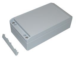 Enclosure, IP67, Multipurpose, 60 mm, 110 mm, 200 mm, Aluminium, Grey ;RoHS Compliant: Yes