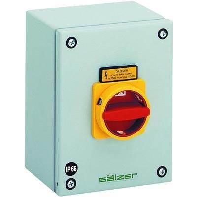 Isolator switch 80 A 1 x 90 ° Yellow, Red Sälzer H408-41300-987N4 1 pc(s)