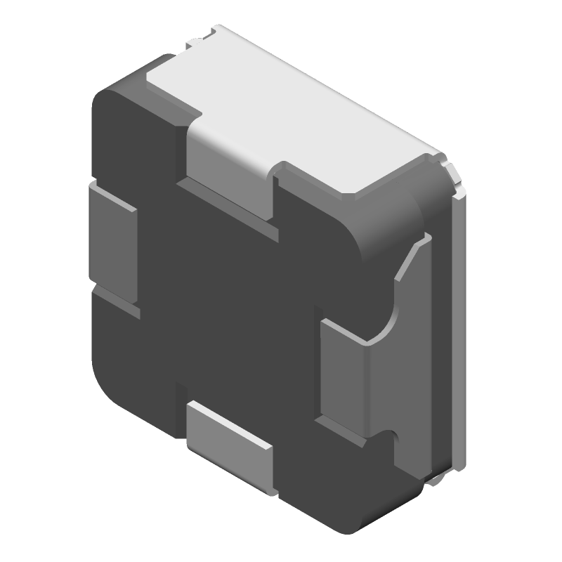 General Purpose Inductor, 10uH, 6.5A, Shielded, 4-Pin 4040