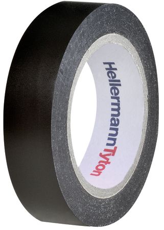 PVC Insulation Tapes, HelaTape Flex 15 black 15 mmx10 m PU=1 ROL, HTAPE-FLEX15BK-15X10, HellermannTyton