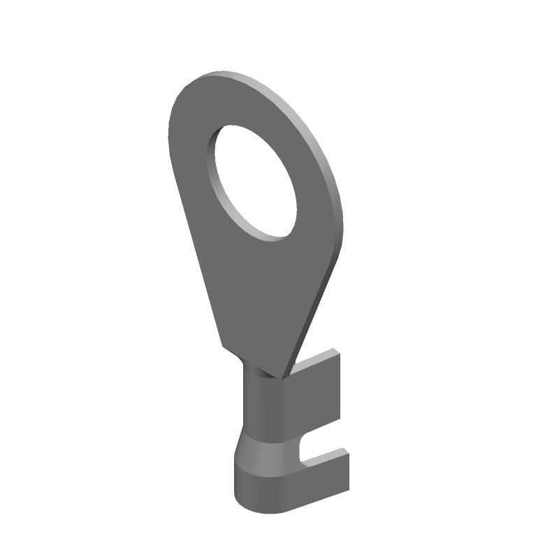 Ring Tongue Terminal 13-17AWG Brass 25.8mm Reel/Strip