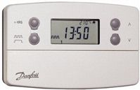 Danfoss, Digital & Programmable HVAC Thermostat, 7 days with Holiday Mode, Manual Override