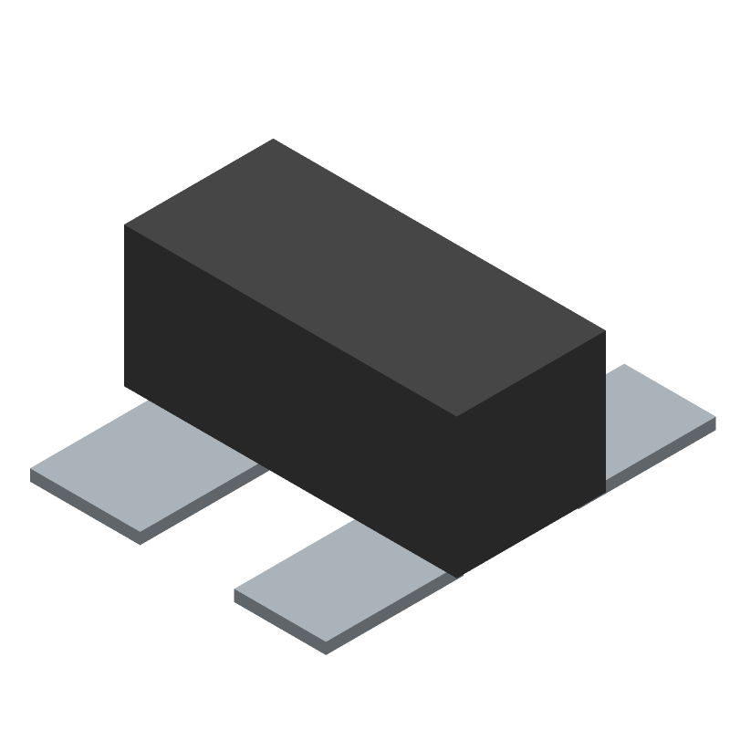 TVS Diode, 500W, 12V, Bidirectional, 2 Element, SOT-143