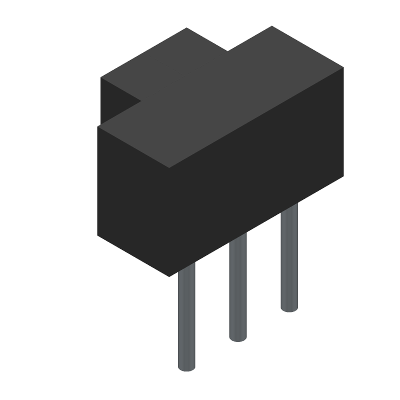 SPDT Slide Switch, Right Angle, 500VAC, 300mA, 2 Pos, TH