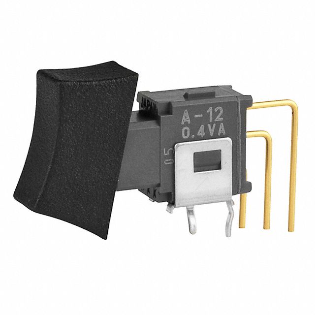 Switch Rocker ON None ON SPDT PC Pins Rocker 0.1A 28VAC 28VDC 0.4VA 100000Cycles