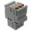 3 Pos ST Cable Mount Terminal Block, 20A, 600V, Screwless