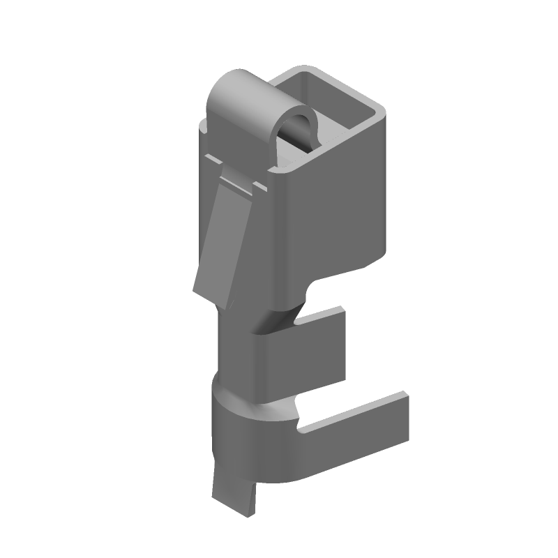 Power Connector Tool, 8A, 250V, Crimp, Female, Brass/Tin