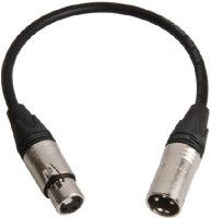 20m Black Male XLR3 to Female XLR3 Audio Video Cable Assembly