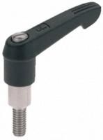 Rose+Krieger Polyamide Stainless Steel Adjustment Lever, M8x 20mm, For 30 to 30mm Clamps