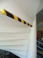 Viso Rubber Black/Yellow Angle Protection Corner & Edging Tape, 40 Dia.mm