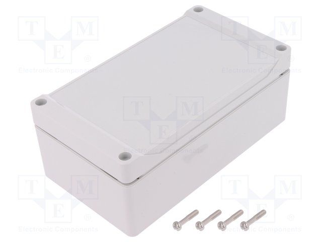 Enclosures, Boxes, & Cases 6.3 x 3.5 x 2.4 Poly Styled Lid