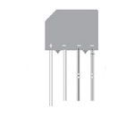 Diode Rectifier Bridge Single 800V 1.5A 4-Pin Case KBPM