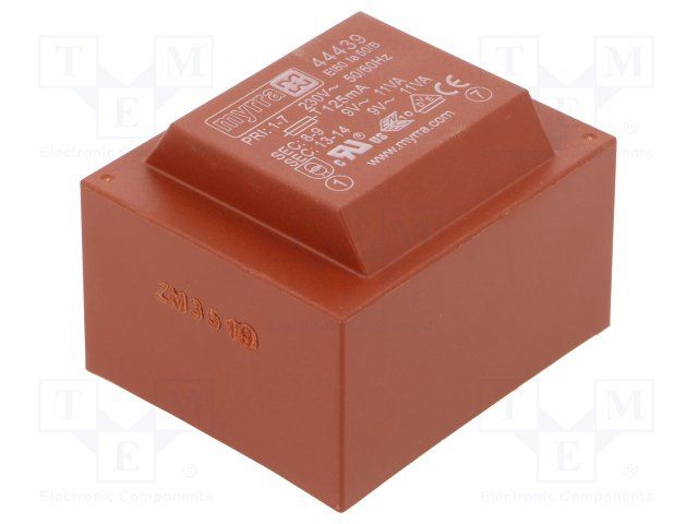 Power Transformer 4000Vrms 22VA 6 Terminal PC Pin Thru-Hole