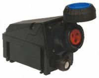 2P+E IP66 ATEX Approved Power Connector, Socket, 16A 250 V