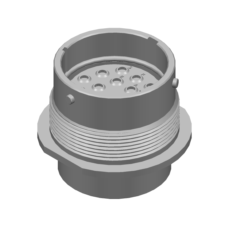 Conn Circular PIN 16 POS Crimp ST Jam Nut 16 Terminal 1 Port Automotive Package