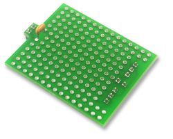 EXTENSION BOARD, ASURO; Board Type:Prototype Board; Board Material:Epoxy; Hole Diameter:-; External Height:35mm; External Width:40mm; Board Thickness:1.5mm; Product Range:-; Material:Epoxy; No. of Holes:175