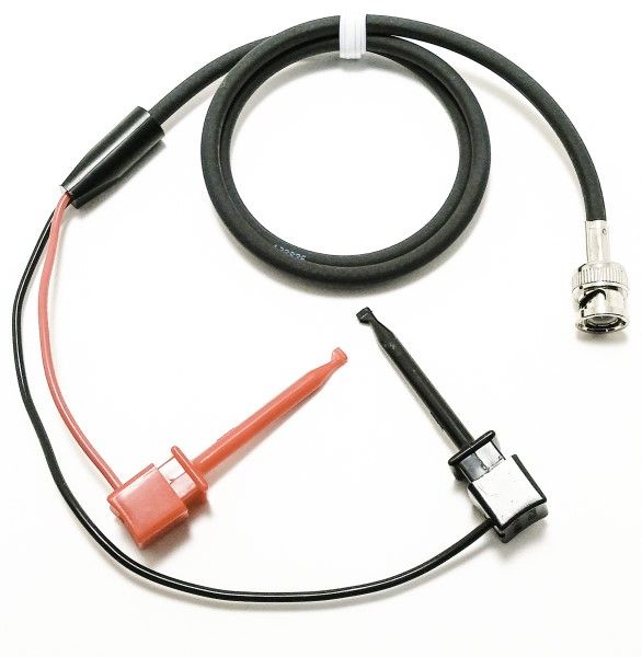 Test Clip;  Beryllium Copper;  Black,  Red;  50 Ohms