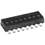 2 Pos Slide DIP Switch, SPST, 24VDC, 400mA, Gold Plated