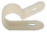 Cable Management, Clamp Nylon 6/6 Natural Screw Mount 4.8mm