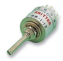 KNITTER-SWITCH         MR1-10             Rotary Switch, MR1-10 Series, Non Illuminated, 36 , 150 mA, 150 mA, 125 V