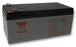 YUASA         Y2.8-12             Rechargeable Battery, Lead Acid, 2.8 Ah, 12 V, Quick Connect
