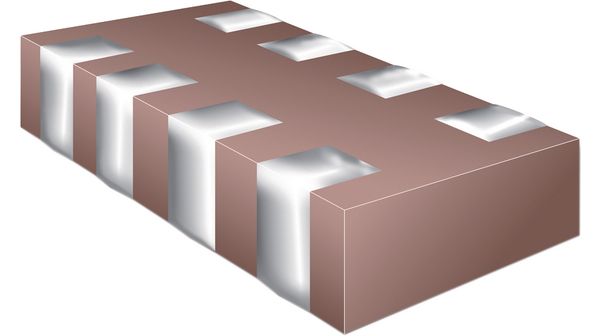 16V 47nF X7R Ceramic Capacitor Array, 4-Circuit, 0612 SMD